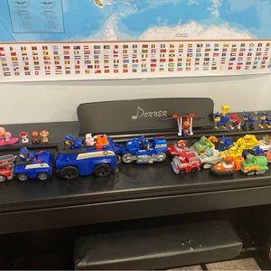 Huge Lot of Paw Patrol Vehicles and Figurines!
